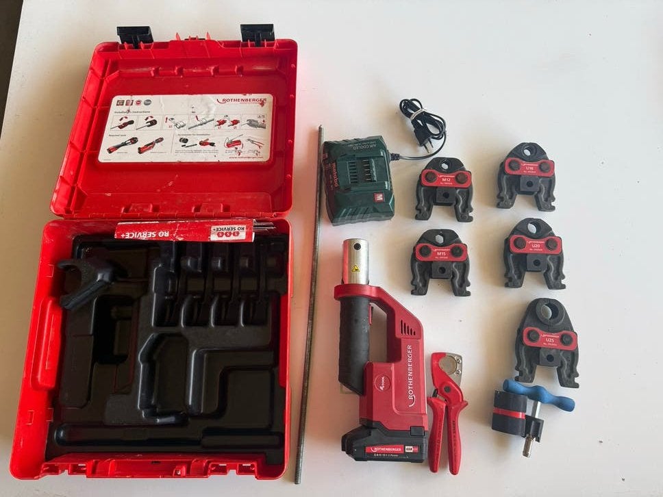 Rothenberger Romax Compact TT Perstang Set - Zo goed als nie, Doe-het-zelf en Verbouw, Ophalen, Gebruikt, Overige typen, Overige merken