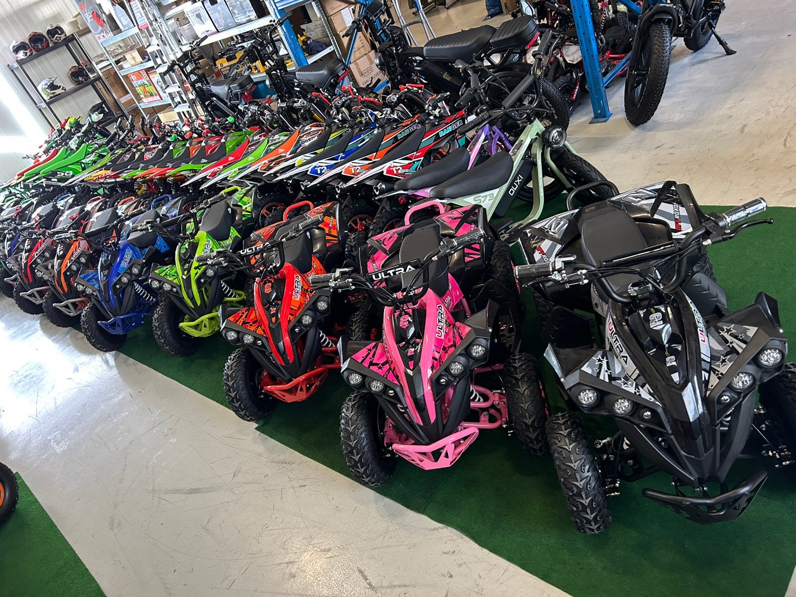 Nieuwe elektrische en benzine kinder quads,crossers,showroom, Ophalen, Nieuw, Ultra, Ultra