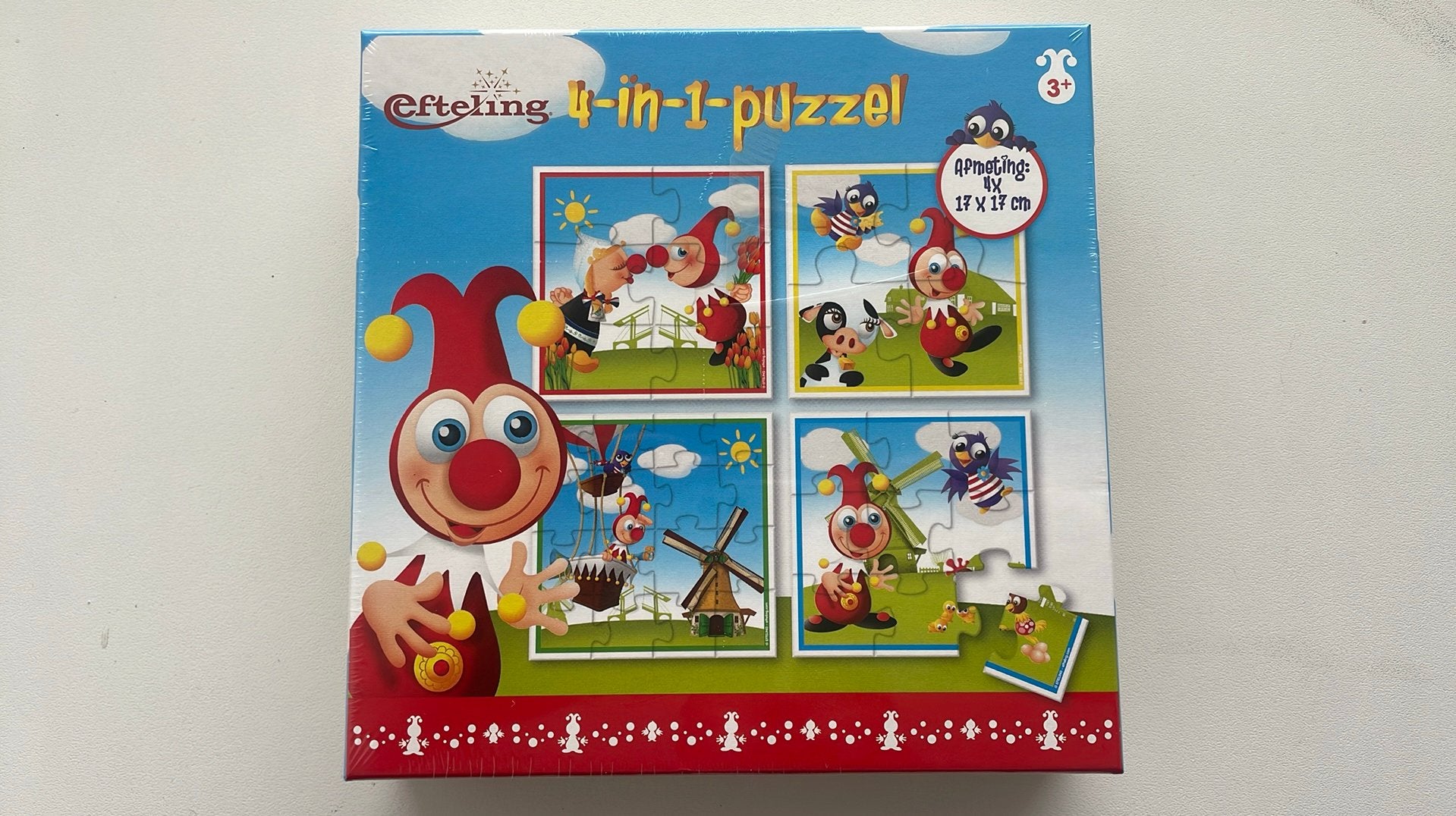Efteling 4 in 1 puzzel Joki, Verzamelen, Efteling, Ophalen of Verzenden, Nieuw, Gebruiksvoorwerp
