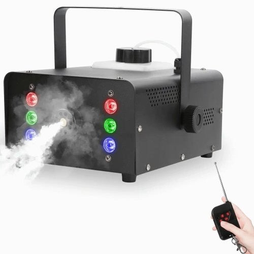 DJLicht 1500W rookmachine met 6 leds, Geluidgestuurd, Nieuw, Ophalen of Verzenden, .