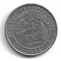 Sierra Leone 100 Leones 1996, Ophalen of Verzenden, Overige landen