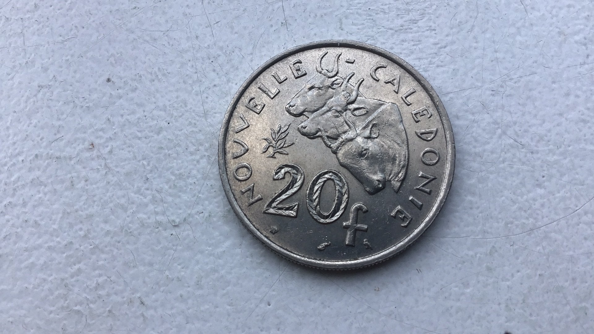 New Caledonie 20 francs 1972., Ophalen of Verzenden
