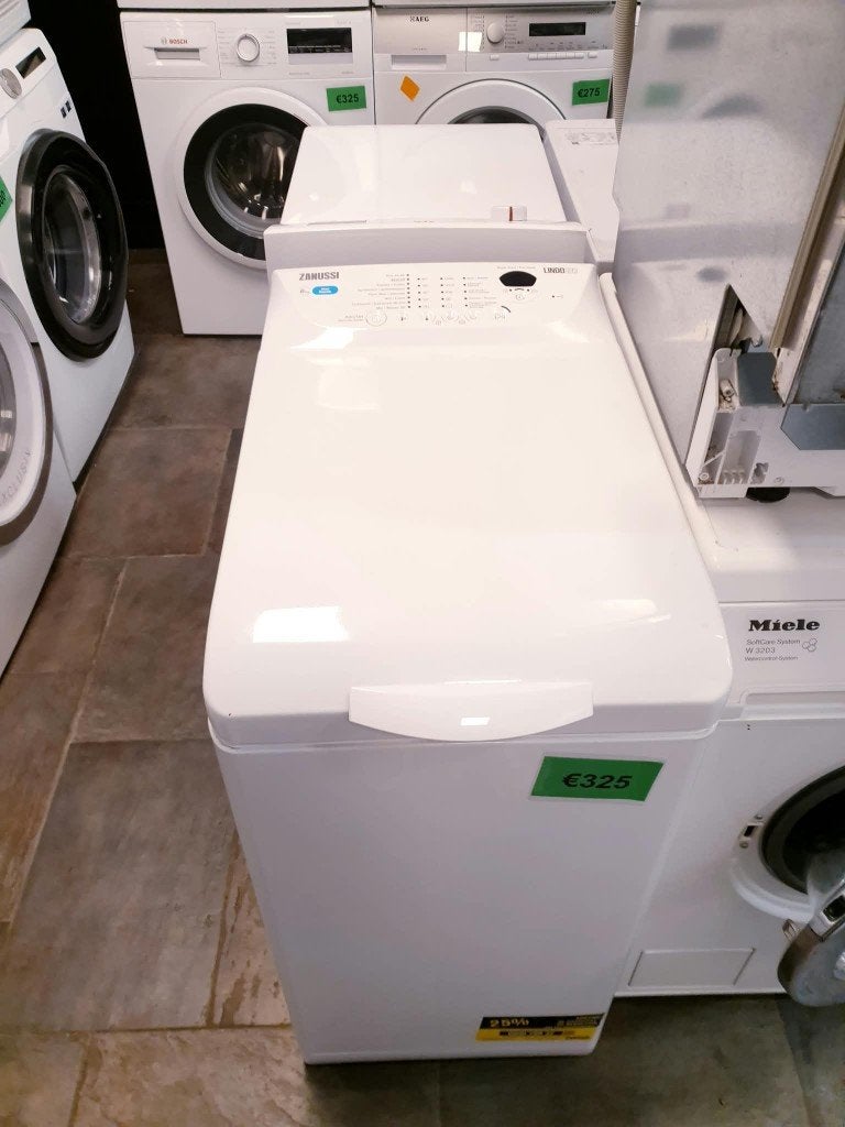 wasmachine bovenlader zanussi 6kg INC GARANTIE, 1200 tot 1600 toeren, 4 tot 6 kg, Bovenlader, Ophalen of Verzenden