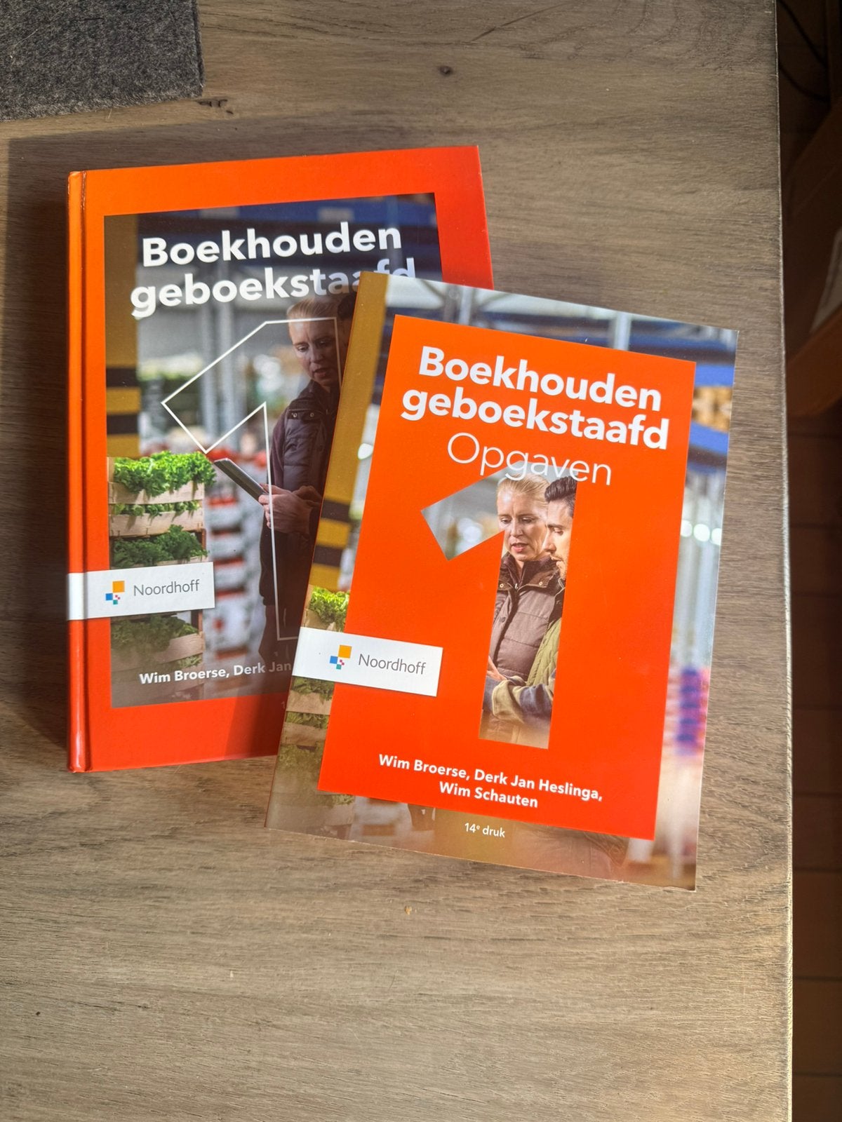 Wim Broerse - Boekhouden geboekstaafd 1, Ophalen of Verzenden, Wim Broerse; Derk Jan Heslinga; Wim Schauten, Management, Zo goed als nieuw
