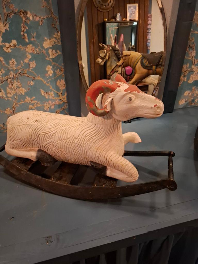 Bok varken kermis draaiorgel carrousel draaimolen, Ophalen of Verzenden