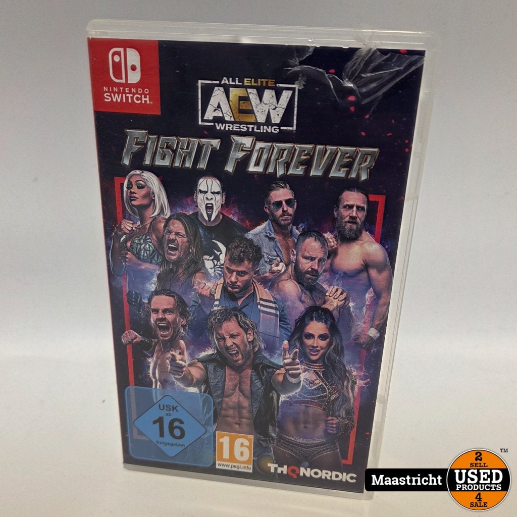 Switch Game |  AEW All Elite Wrestling Fight Forever, Spelcomputers en Games, Spelcomputers | Nintendo Switch, Gebruikt