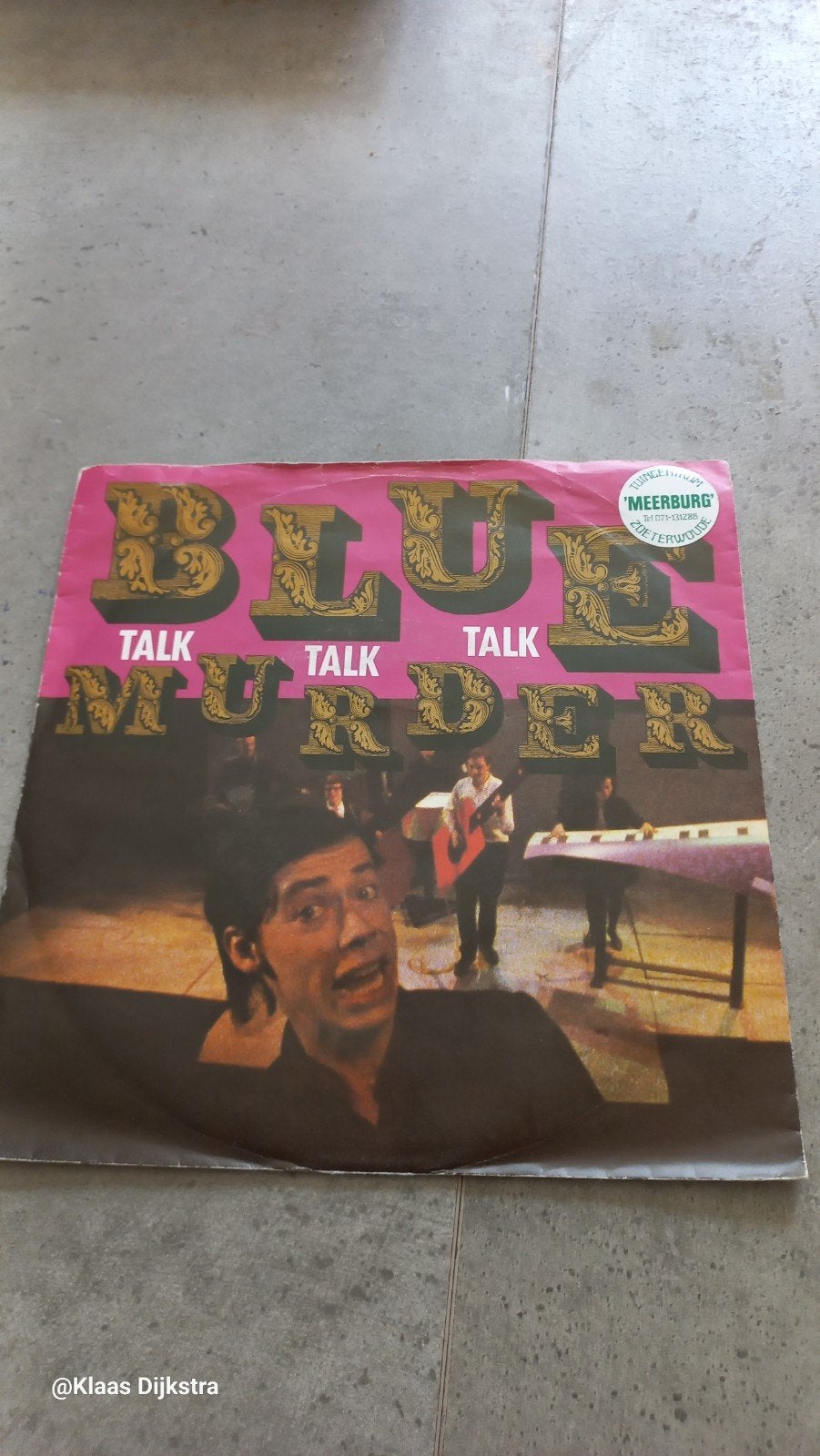 Blue Murder - Talk Talk Talk, Gebruikt, 7 inch, Ophalen of Verzenden, Pop