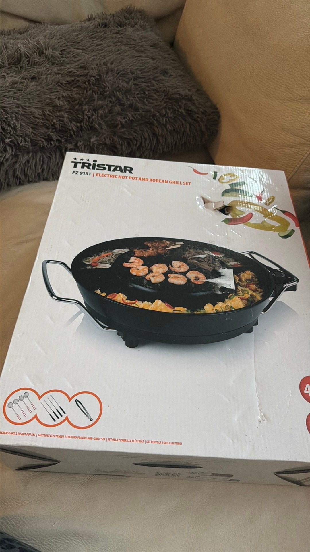 Hotpot met gril, Ophalen of Verzenden, Nieuw, 4 t/m 7 personen