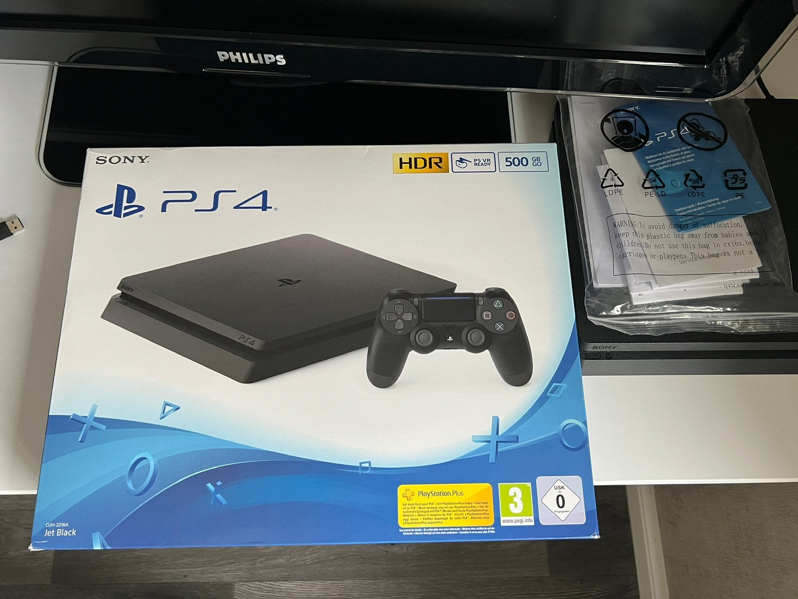 Playstation 4 console met controller + evt groot beeldscherm, Ophalen, Zo goed als nieuw, Met 1 controller, Original