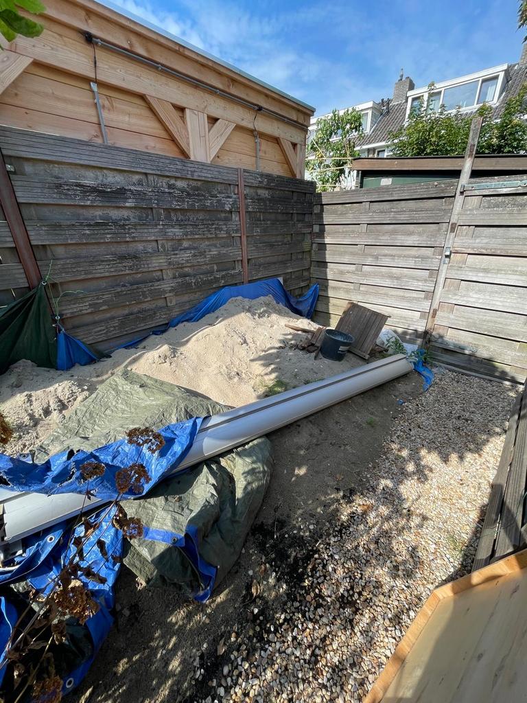 Gratis zand af te halen na uitbouw, Tuin en Terras, Zand, Ophalen, Gebruikt, Ophoogzand