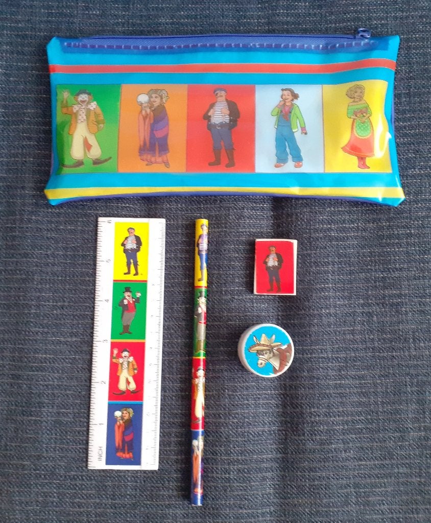 pipo de clown mammaloe etui potlood gum, Ophalen of Verzenden, Zo goed als nieuw