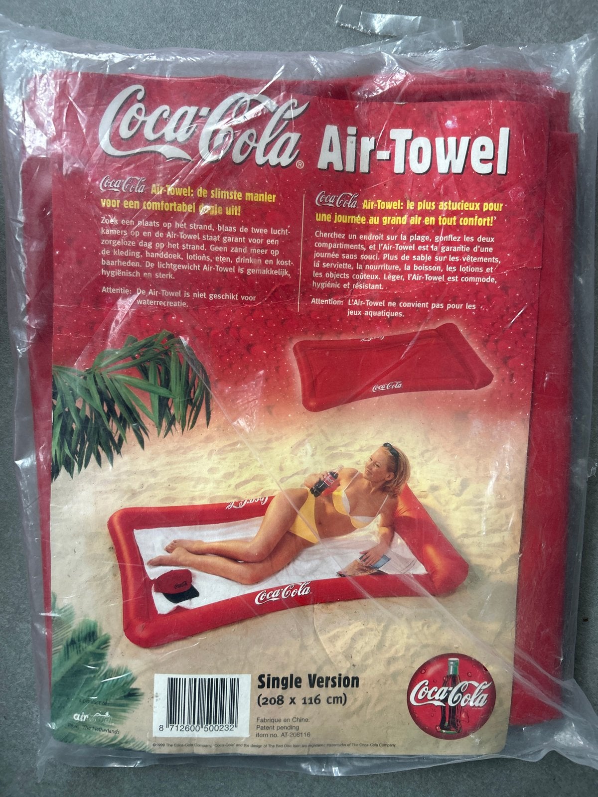 Coca-Cola Air-Towel: Comfortabel strandlaken, Ophalen, Nieuw