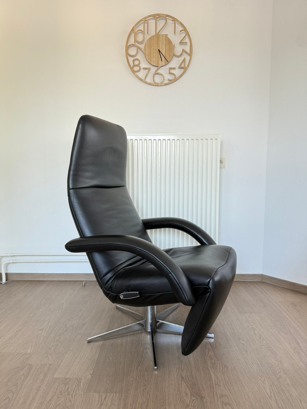 Prachtige JORI Yoga Design Fauteuil - Zwart - Recent model, Huis en Inrichting, Fauteuils, Ophalen, Zo goed als nieuw, 75 tot 100 cm