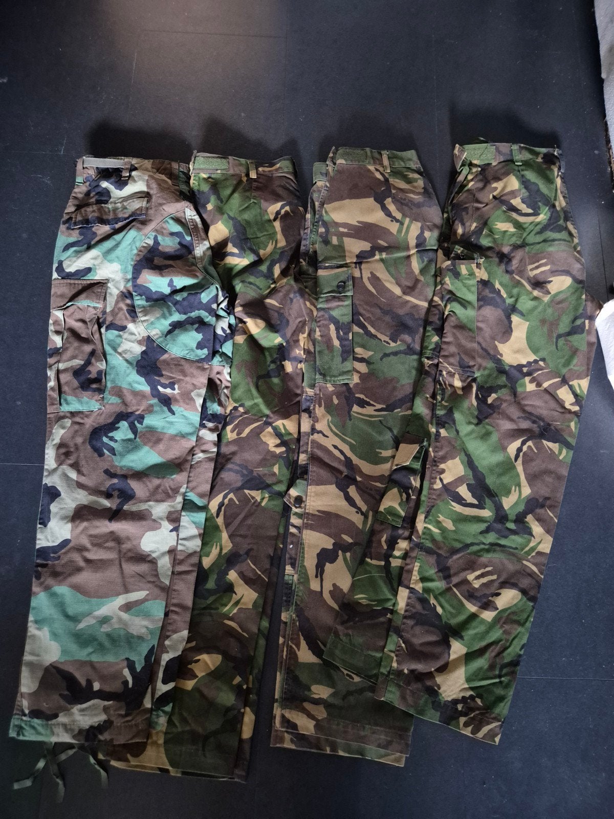 camouflage broek kl  en marine airsoft paintbal, Ophalen, Landmacht, Nederland, Kleding of Schoenen