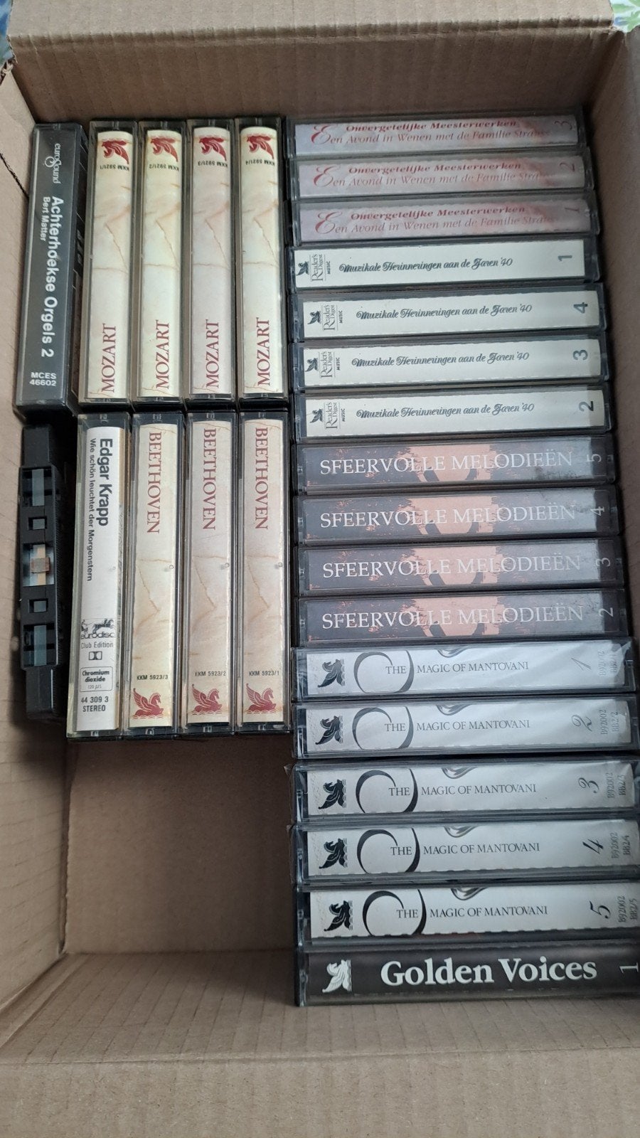 26 cassettebandjes klassieke- en sfeermuziek, Cd's en Dvd's, Cassettebandjes, Ophalen of Verzenden, Zo goed als nieuw, Overige genres