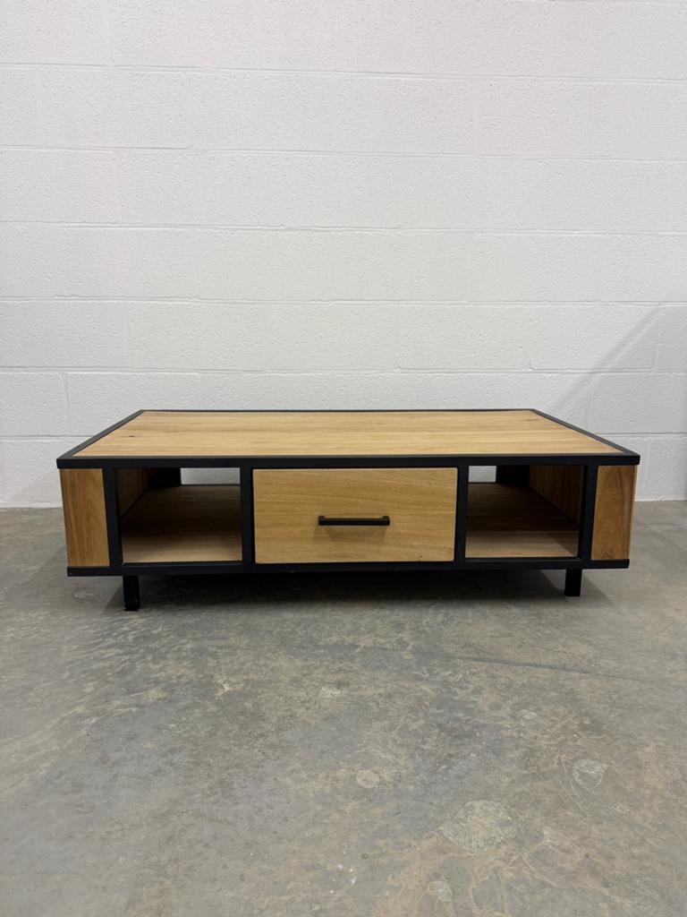 Xooon kinna salontafel, Ophalen, Gebruikt, 100 tot 150 cm, Eikenhout