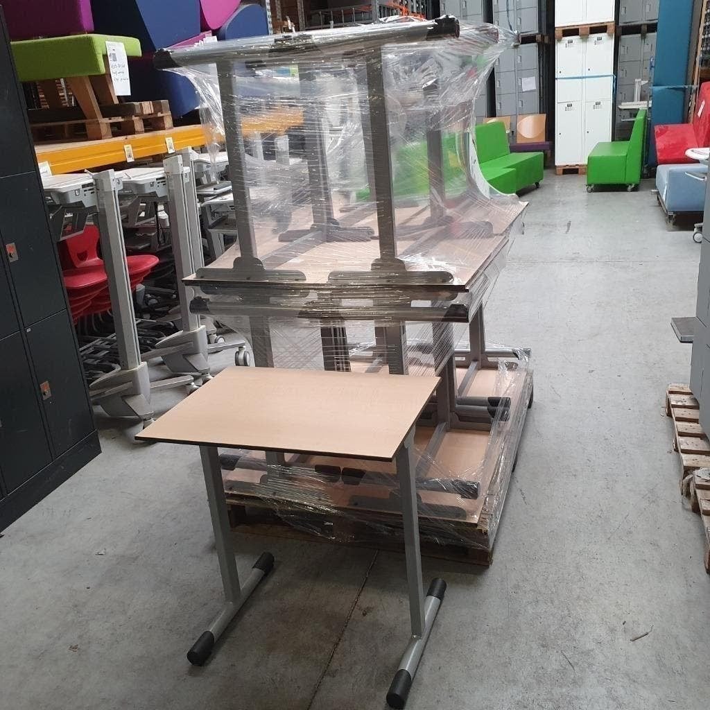 13x Brink schooltafels met trespa blad - 75x70x50 cm