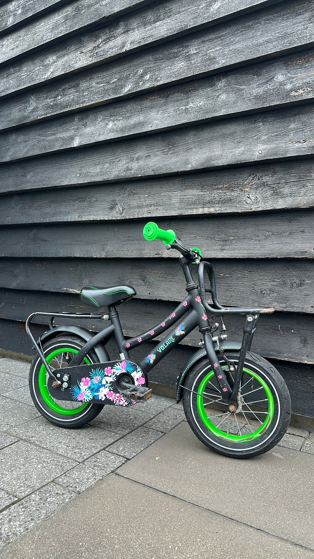 Kinderfiets 12inch, Terugtraprem, Zijwieltjes, Gebruikt, Ophalen of Verzenden