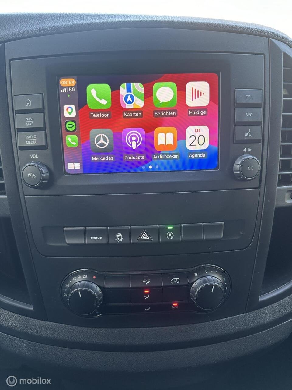 Mercedes Vito 114 CDI Lang L2 Automaat Nav CarPlay camera E6, Automaat, Gebruikt, 4 cilinders, Leder en Stof