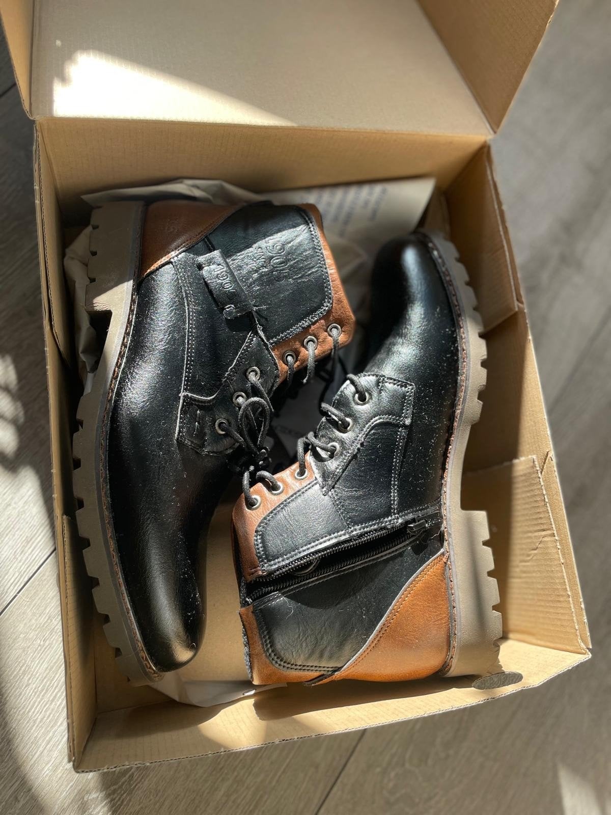 Nieuwe herenschoenen maat 44 - nooit gedragen!, Ophalen, Nieuw, Zwart, Boots