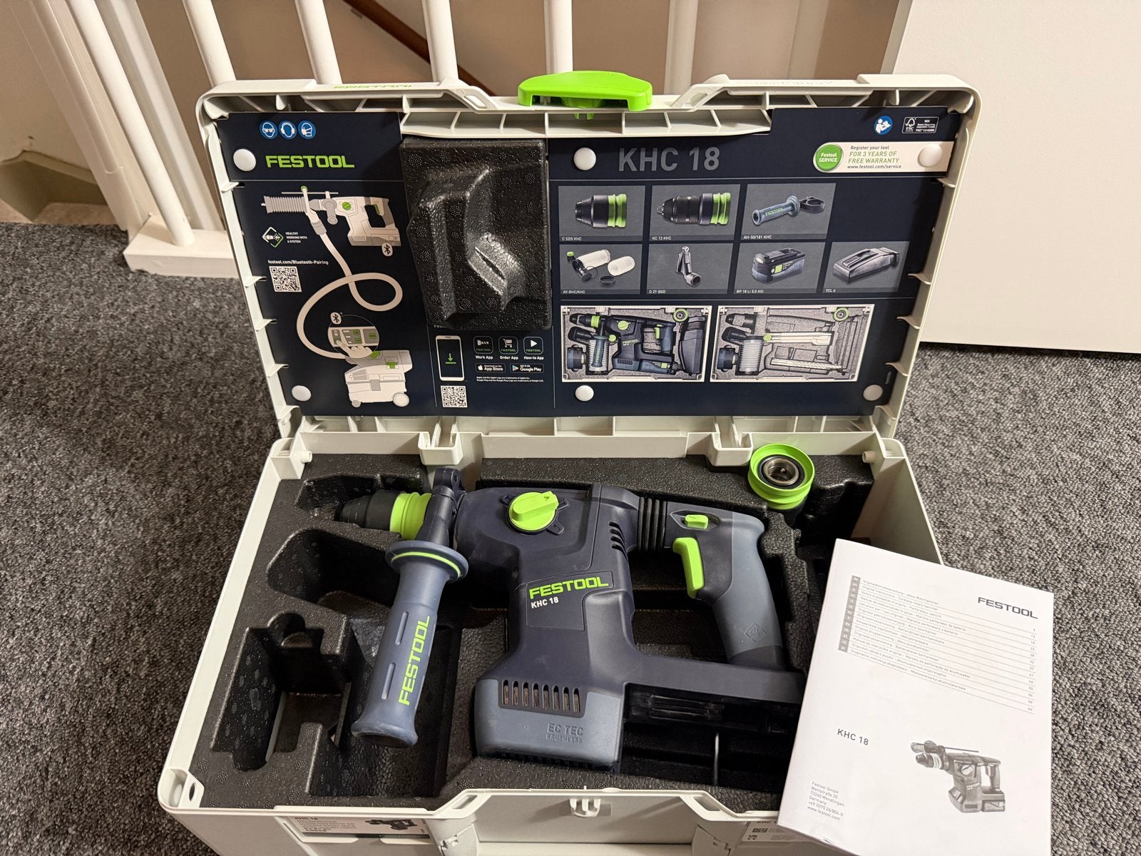 Festool KHC 18 Basic Set - Nieuwstaat met garantie