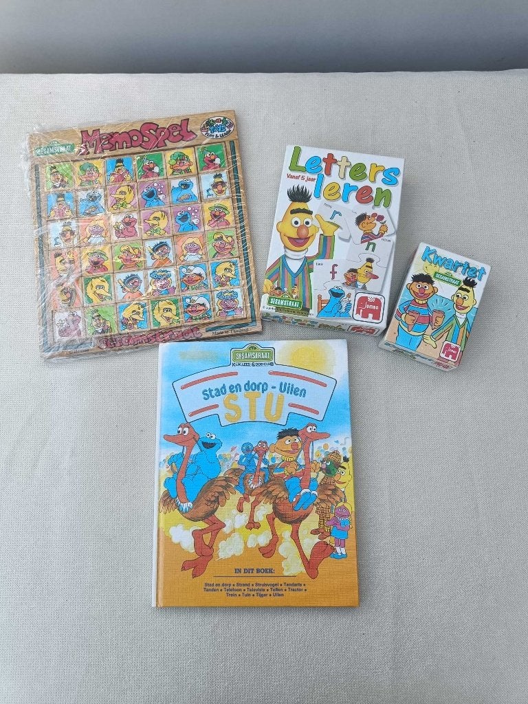 Vintage Sesamstraat pakket, Ophalen of Verzenden