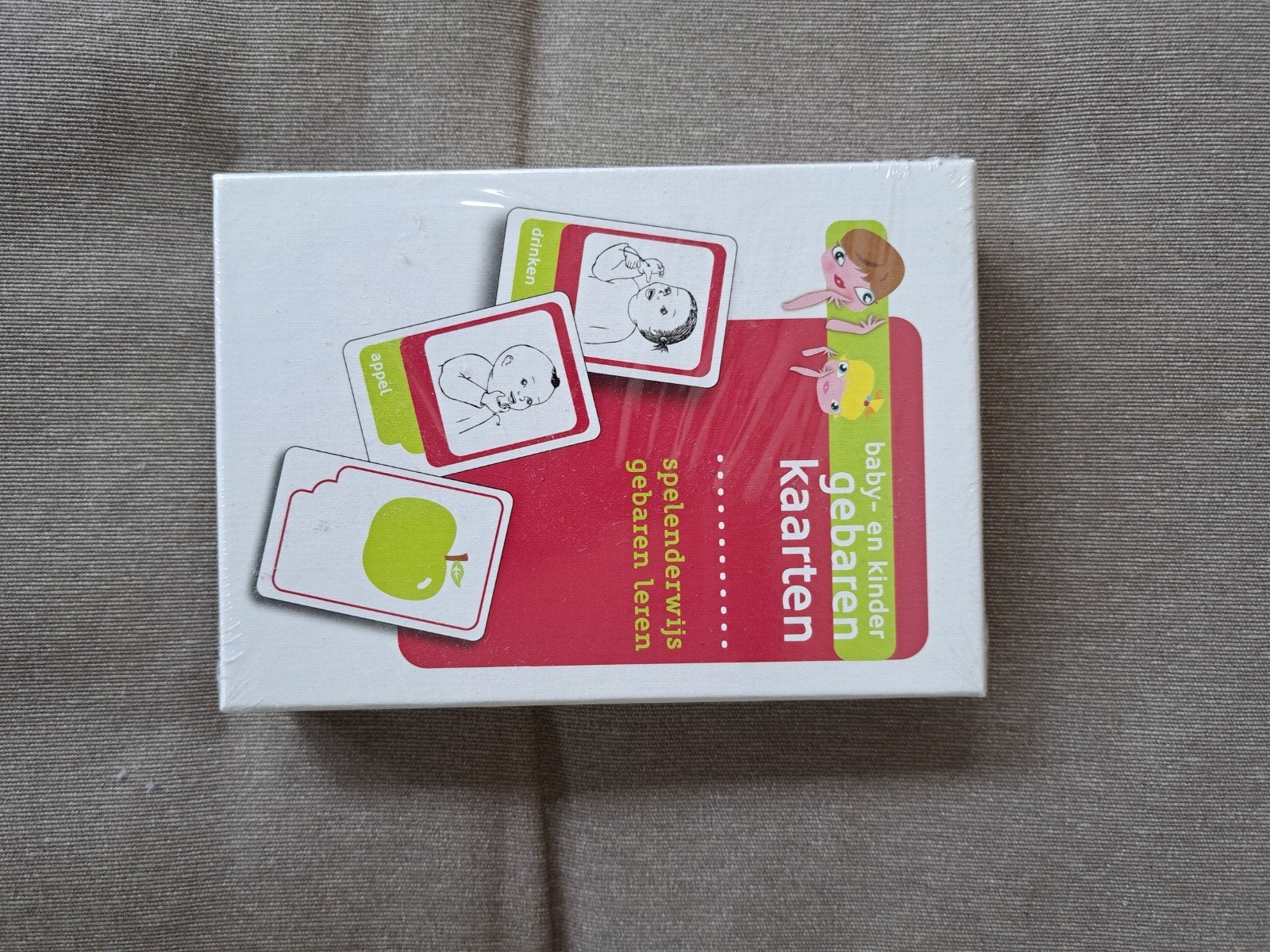 Baby- kinder gebaren kaarten - Spelenderwijs gebaren leren, Ophalen of Verzenden, Nieuw, Overige typen