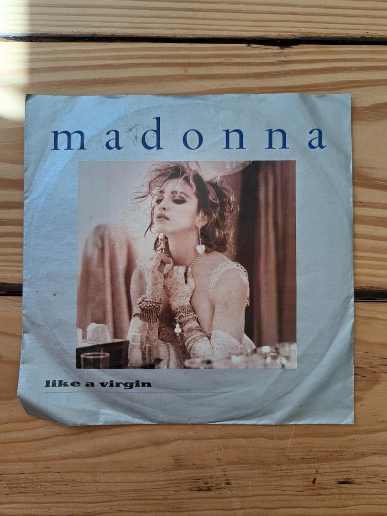 Vinyl Single Madonna like a virgin, Cd's en Dvd's, Ophalen of Verzenden, Zo goed als nieuw, Pop, Single
