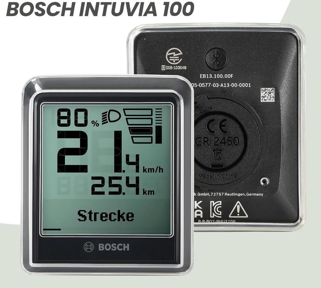 Fietscomputer Bosch intuvia 100 BHU 3200, Fietsen en Brommers, Fietsaccessoires | Fietscomputers, Zo goed als nieuw, Draadloos