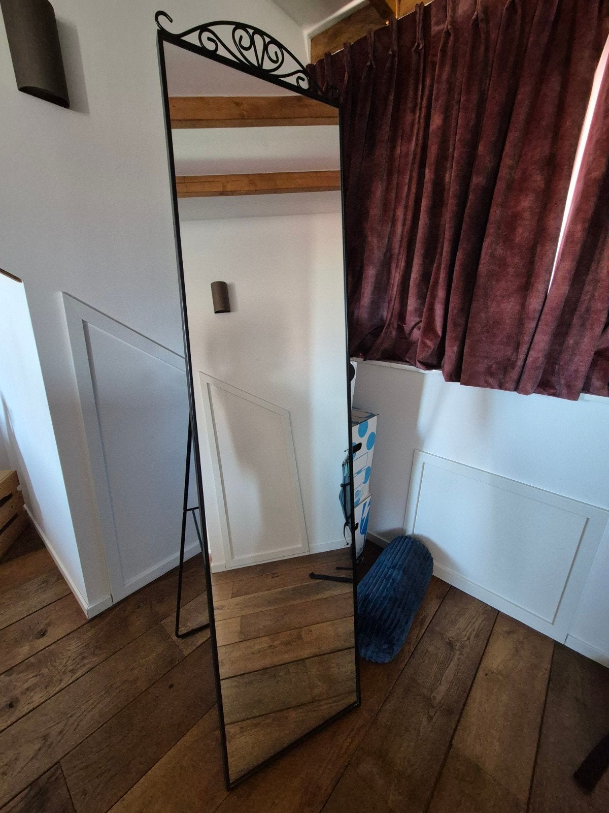 IKEA Karmsund spiegel 40x167 cm met haken, Ophalen, Minder dan 50 cm, Gebruikt, 150 tot 200 cm