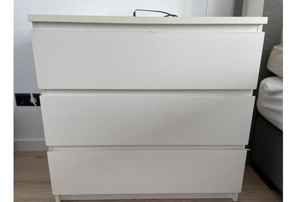 Gezocht: IKEA Malm ladekast met 3 lades, Ophalen, Gebruikt, 50 tot 100 cm, 3 of 4 laden