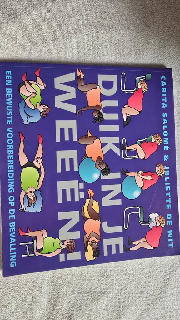 Duik in je weeën! Bewuste voorbereiding op de bevalling, Ophalen of Verzenden, Gelezen, Zwangerschap en Bevalling, Carita Salomé & Juliette de Wit