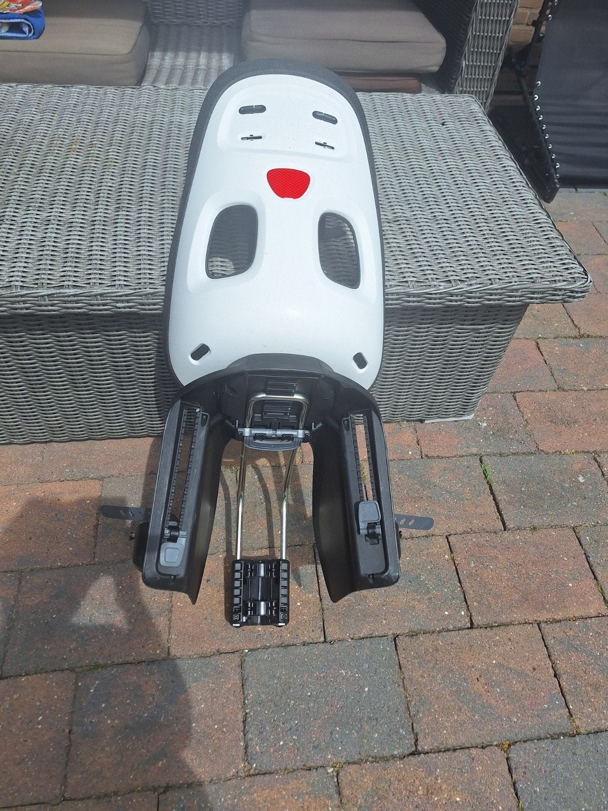 Thule fietsstoeltje, Ophalen