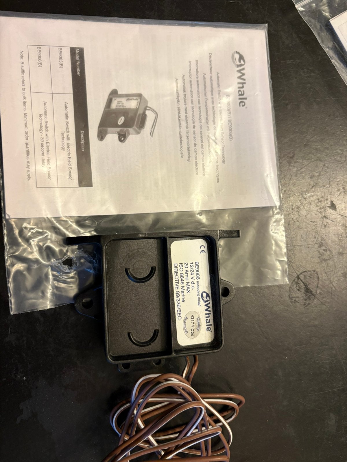 Whale BE9006 automatische lenspomp schakelaar, Ophalen of Verzenden, Nieuw, Motor en Techniek