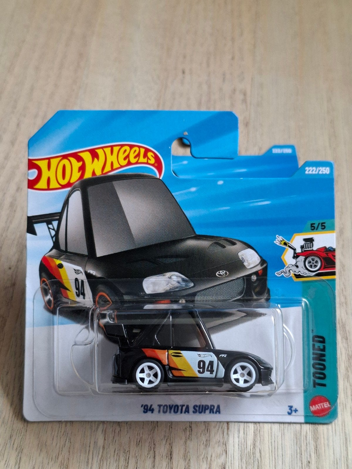 Hot Wheels '94 Toyota Supra Tooned - Custom met Real Riders!, Ophalen of Verzenden, Nieuw, Auto