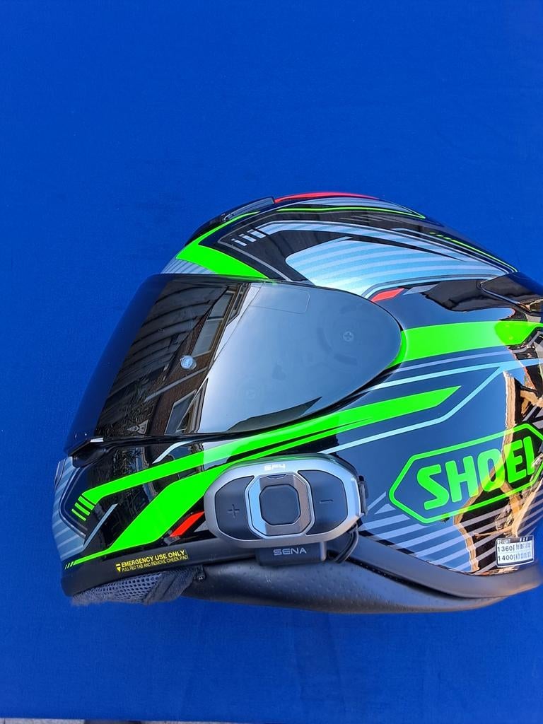 Shoei helm met seca sf 4 systeem, Motoren, Ophalen of Verzenden, Tweedehands, Integraalhelm, Shoei