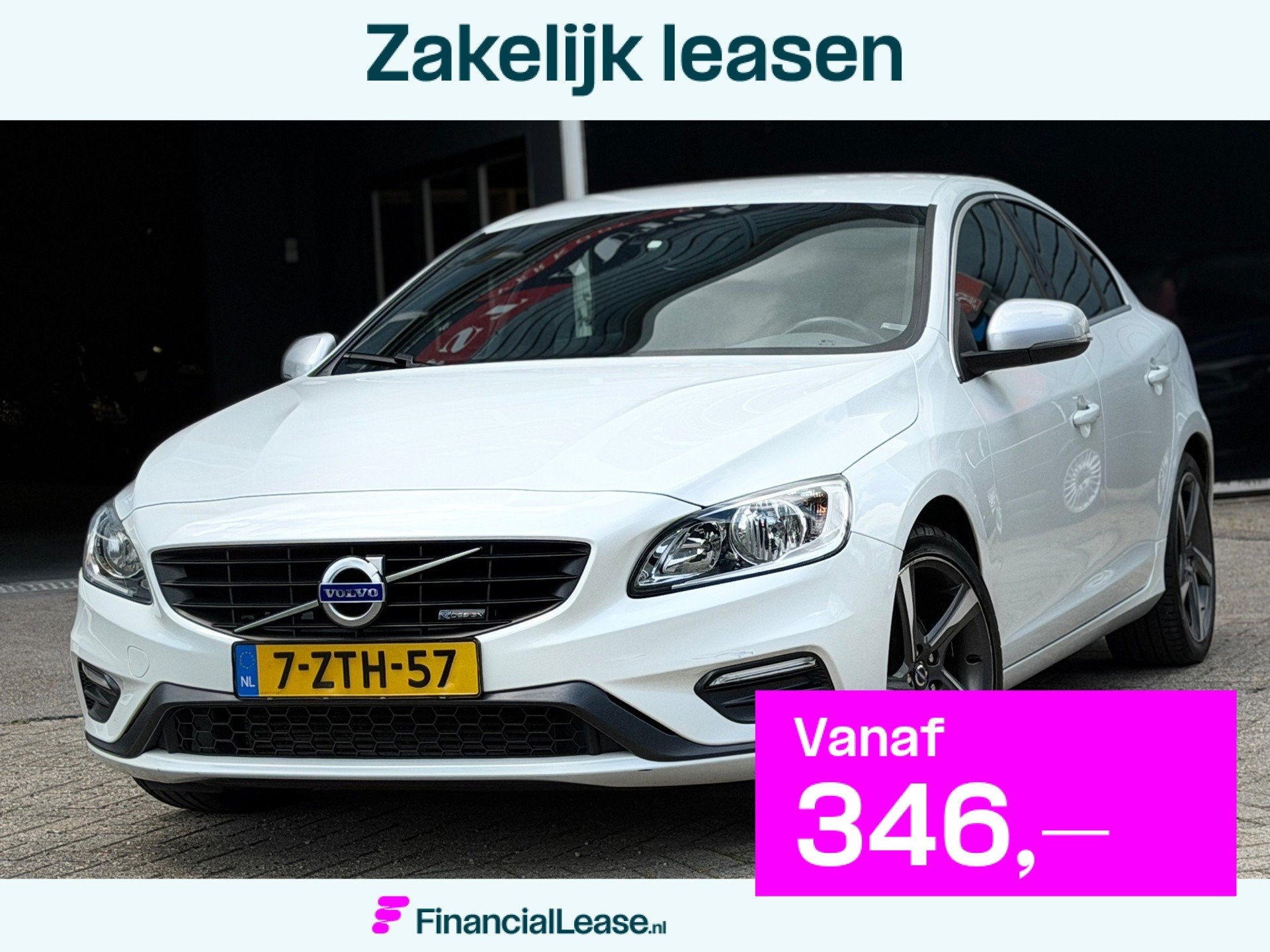 Volvo S60 1.6 T3 R-Design AUTOMAAT MEMORY/LEDER/NAVI/PDC | K, 15 km/l, Gebruikt, Zwart, 4 cilinders
