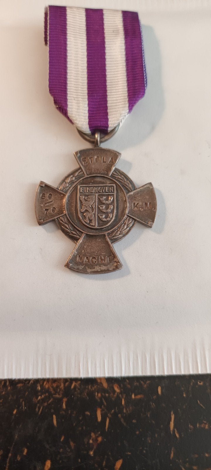 Eindhoven K.M. Nacht Medaille - Zeldzaam Verzamelobject, Postzegels en Munten, Ophalen of Verzenden