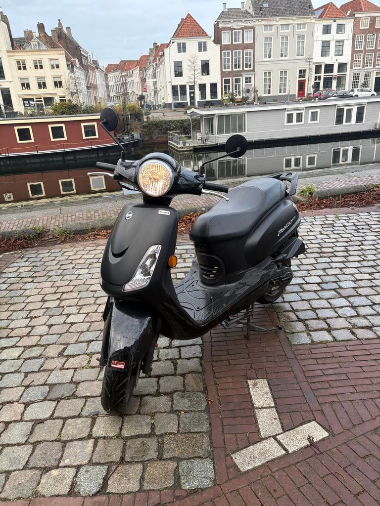 Sym Fiddle II 50S - Lage kilometerstand, altijd binnen gesta, Ophalen, Gebruikt, Maximaal 45 km/u, Benzine