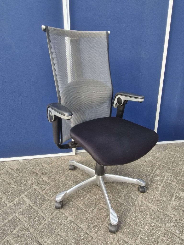 HAG H09 bureaustoelen ( diverse soorten) directie / 24 uurs, Blaak 28 Rotterdam, Flokk Netherland, Zwart, Ophalen of Verzenden