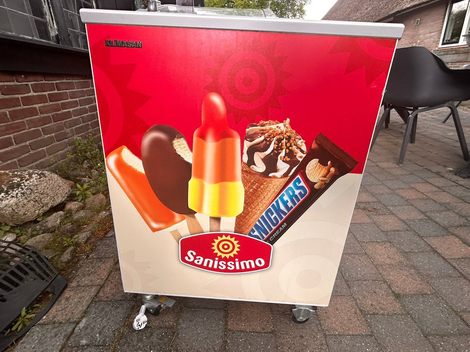 Ijsvriezer sannisimo, Vrieskist, Zo goed als nieuw, Ophalen, 85 tot 120 cm