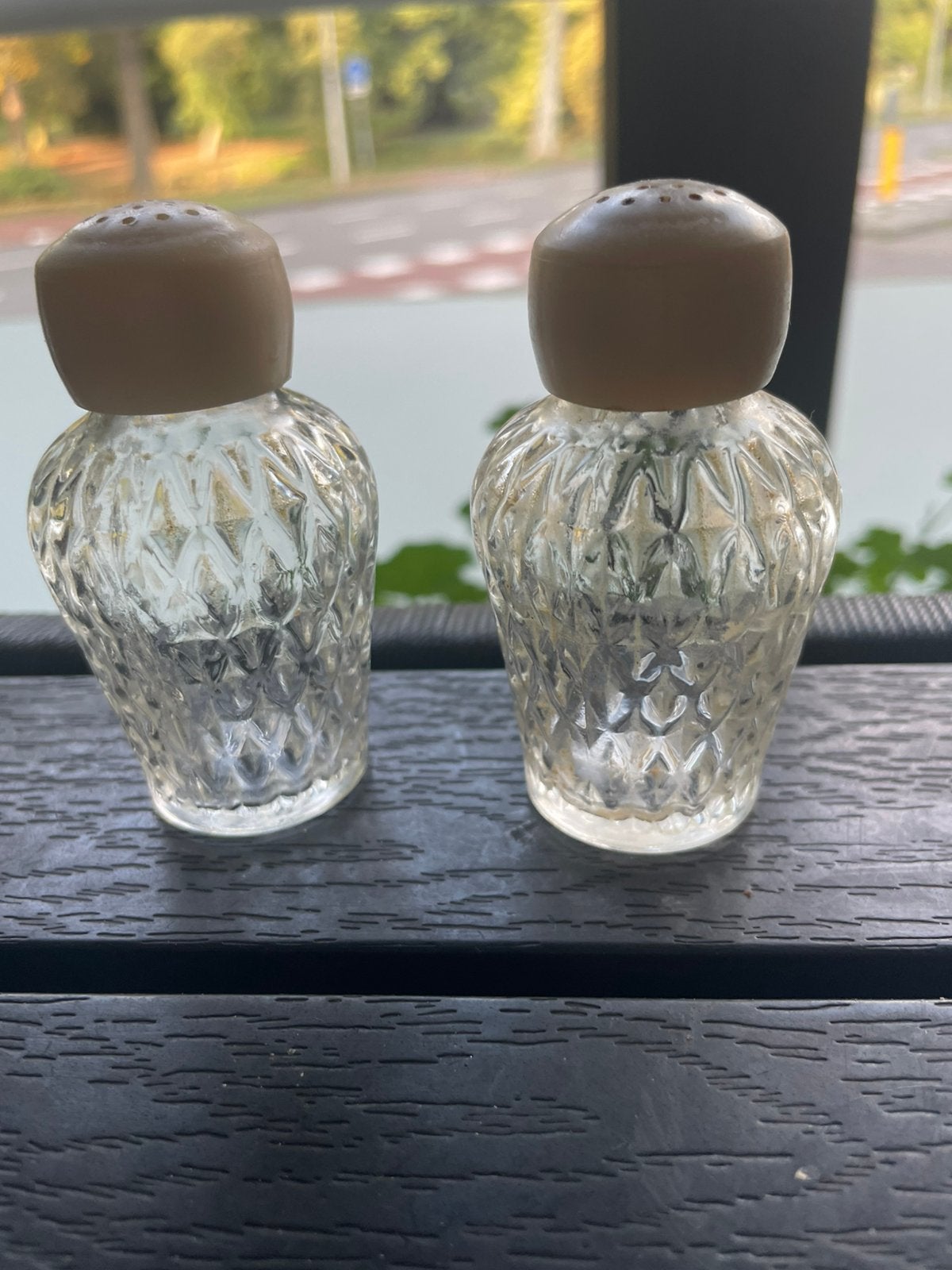 Vintage retro zout peper stel bakeliet, Ophalen of Verzenden