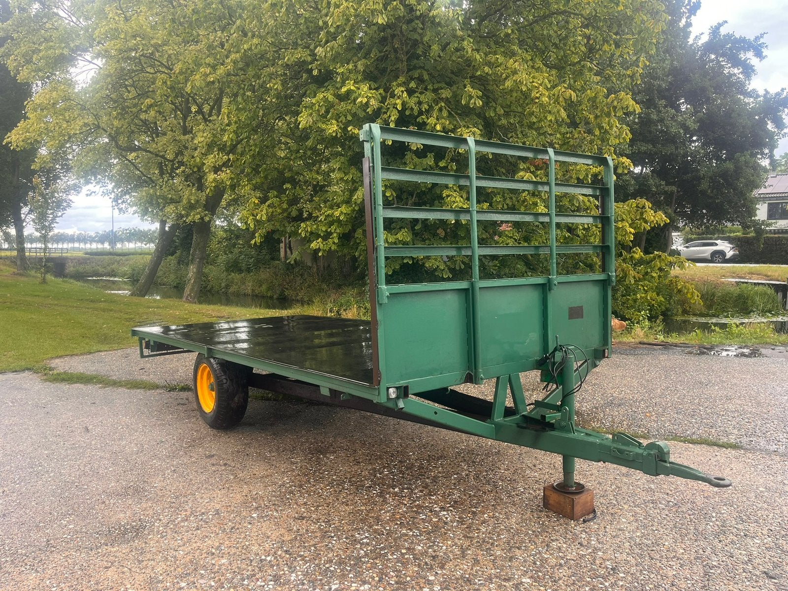 Degelijke platte landbouw wagen, Zakelijke goederen, Ophalen of Verzenden, Transport