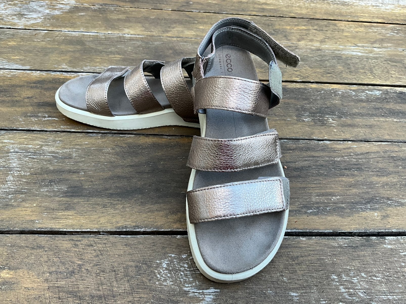 Ecco damessandalen maat 40, Kleding | Dames, Schoenen, Ophalen of Verzenden, Zo goed als nieuw, Overige kleuren, Sandalen of Muiltjes