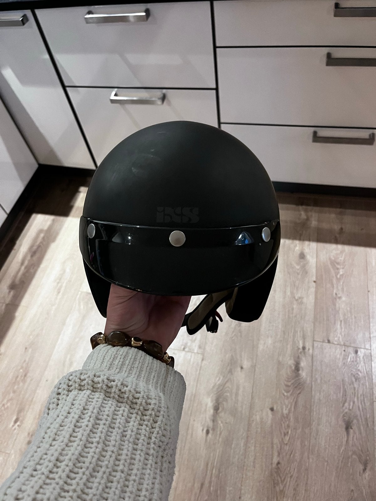 IXS HX 77 Jethelm - Mat Zwart, Maat S, Fietsen en Brommers, Ophalen, Zo goed als nieuw, S, Heer of Dame