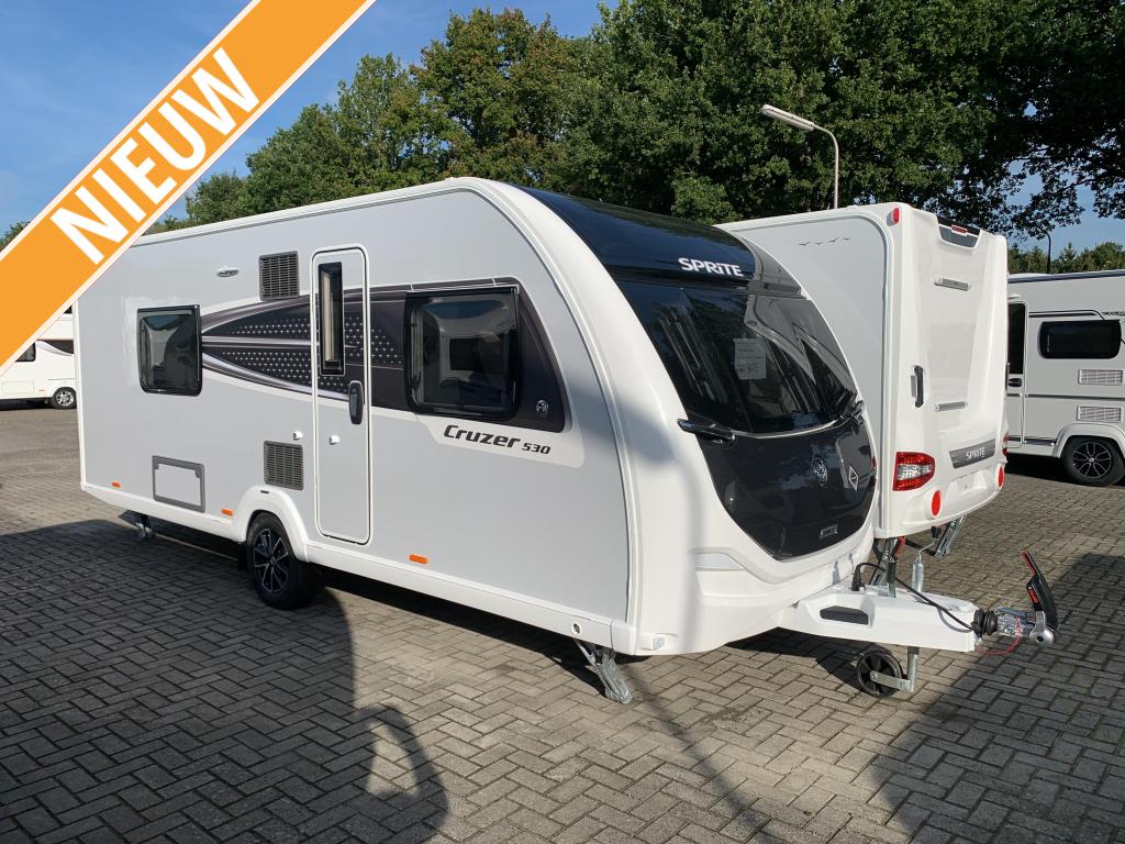 Sprite Cruzer 530 SR Model 2026, Standaardzit, Schokbreker, Bedrijf, 1250 - 1500 kg
