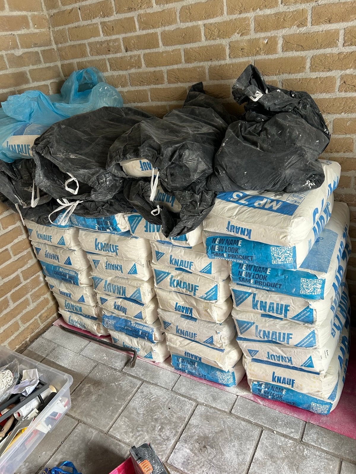 Knauf MP75 - 33 zakken, Ophalen, Nieuw