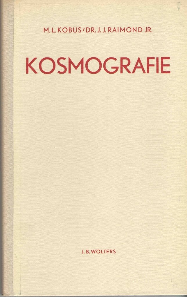 Kosmografie - M.Kobus en J.Raimond jr., Gelezen, Overige vakken, Ophalen of Verzenden, M.Kobus en J.Raimond jr.