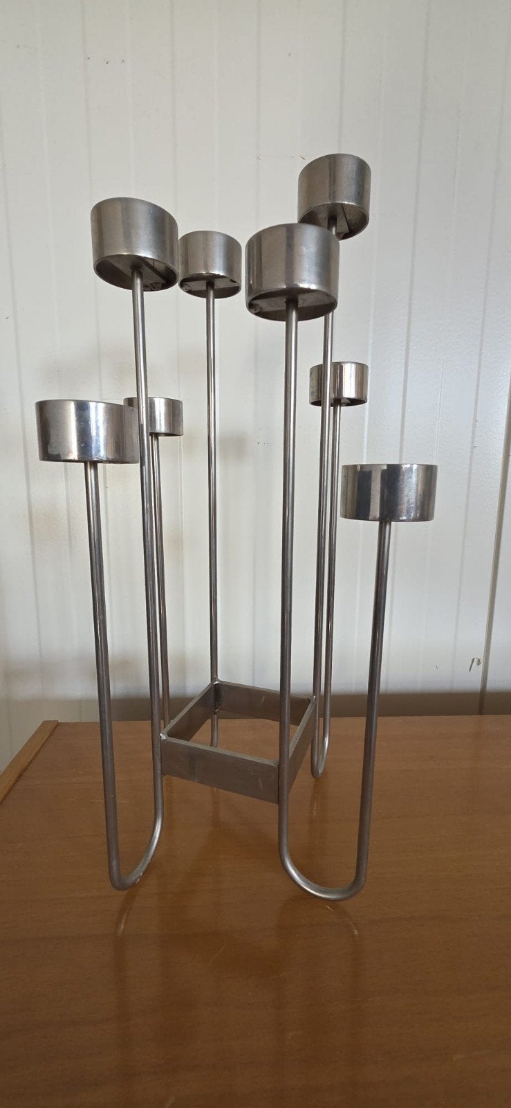 Lucky Vintage Tommy Larsen Deens design hoge kandelaar, ., 43 cm, Ophalen of Verzenden, Zo goed als nieuw