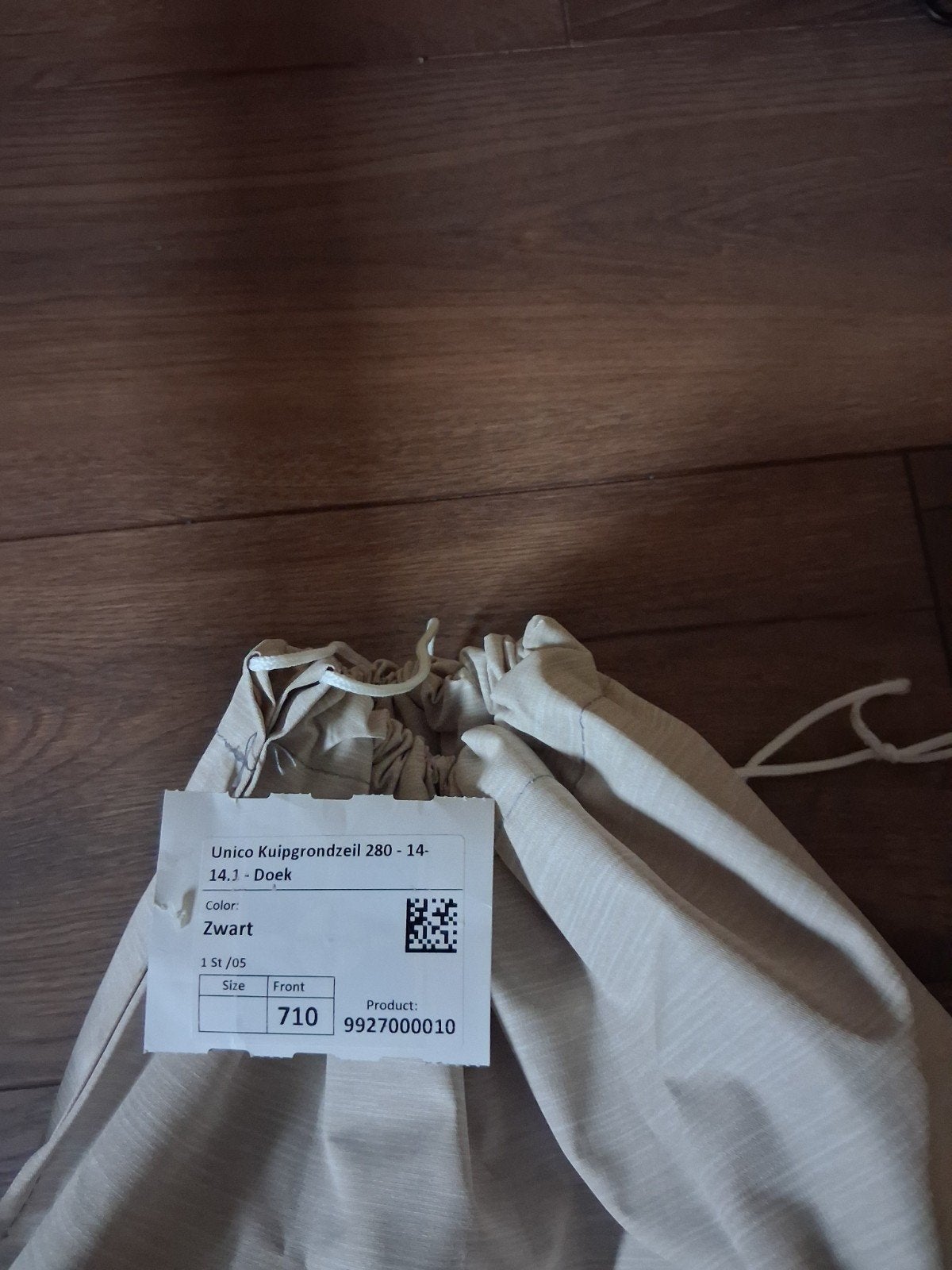 te koop: splinternieuw Unico kuipzeil, Ophalen